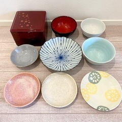 【1度のみ使用】和風食器 お椀 9点セット