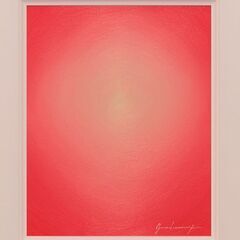 国内メーカー油絵具使用●【桜色のエチュード】●がんどうあつし絵画F3ホワイト額付の画像