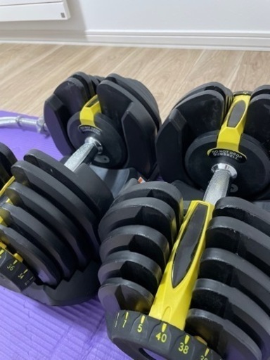 可変式ダンベル 5キロ〜40キロ　筋トレ