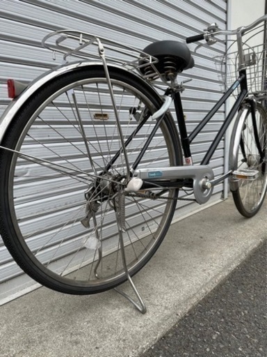 ☆前後タイヤ新古品☆ 27型内装3段LEDオートライト通学車　防犯登録料込‼︎ 《No.286》