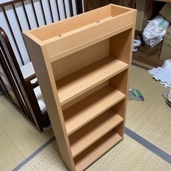 【取引先決定】4段スリムボックス　キャスター・引き出し取っ手付き