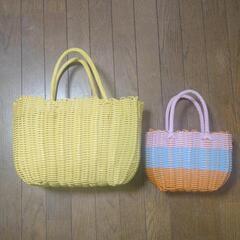 カゴバック大小2個セット
