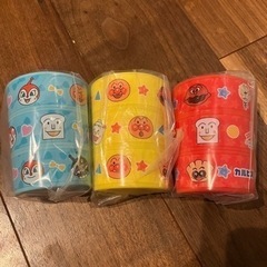 新品未使用　アンパンマンコップ3点