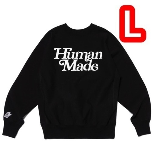 手渡し可能！定価でお譲り致します。HUMAN MADE × GDC  CREW NECK SWEATSHIRT L