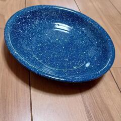 キャンプ　アウトドア　ホーロー皿　ボウルの画像