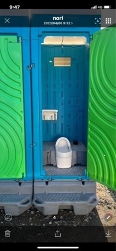 仮設トイレ
