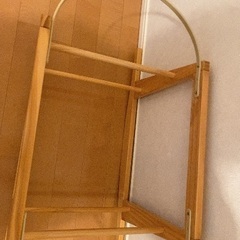 【美品】クーファンスタンド 木製 おしゃれ 組み立て済みの画像