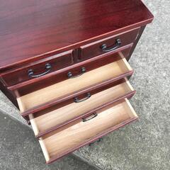 木製収納　小引き出し5段　小さな引き出しの画像