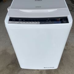  HITACHI 洗濯機 8㎏「ビートウォッシュ」洗剤残りをゆるさないナイアガラすすぎ BW-V80A 2016年製