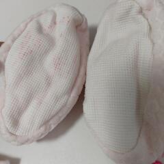 【中古】赤ちゃん ベビー 靴下 3点 ピンクの画像