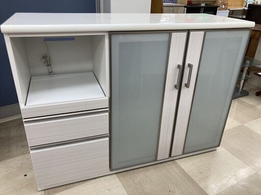 NITORI ポスティアシリーズキッチンカウンター、幅135cm Used 送料無料