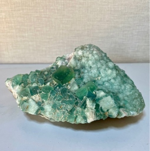 フローライト クラスター パワーストーン 浄化 風水晶 置物インテリア ラッキー