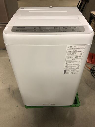 2020年製　Panasonic パナソニック 全自動洗濯機 NA-F60B13 6kg ビッグウェーブ洗浄 からみほぐし機能 単身 一人暮らし向け
