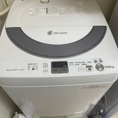 SHARP 5.5キロ洗濯機　無料でお願いします
