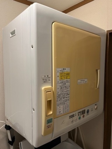 日立衣類乾燥機(電気)　DE-N55FX  5.5キロ　実働ジャンク