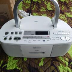 TOSHBA CDラジオカセットレコーダー美品の画像