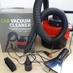 【No.2】車用バキュームクリーナー レッド DC12V専用