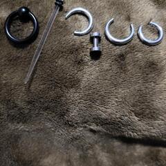 8Gのピアスと拡張器の画像