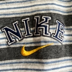 NIKE 旧ロゴ　七分ハーフスリーブＴシャツ　サイズＳの画像