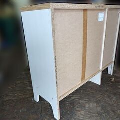 NITORI/ニトリ■キャビネット マリーナ 収納 キャビネット フレンチカントリー風 木目調 ホワイト の画像