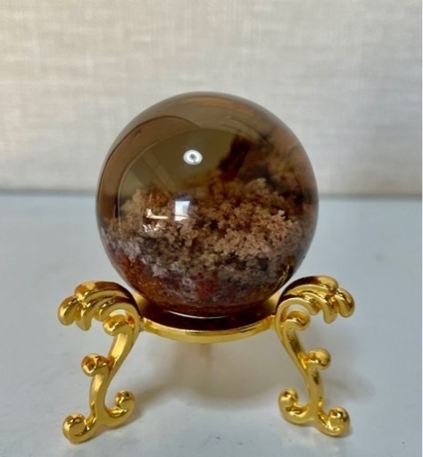 ガーデンクォーツ 丸玉 スフィア クォーツインクォーツ クリスタル 風水晶 天然