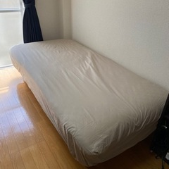 4/16〆切。【0円！】マットレス付きベッドお譲りしますの画像