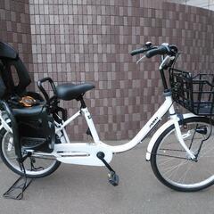 取引決定しました！札幌市内配達無料！防犯登録料込み。中古子乗せ自転車　ホワイト！