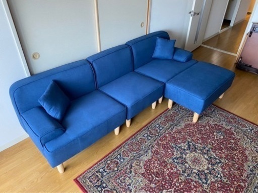 【美品です】Marsh 3人掛カウチソファ