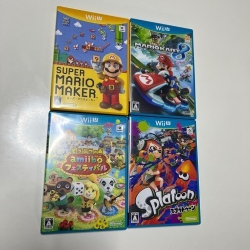 WiiU本体 ソフト4本セット