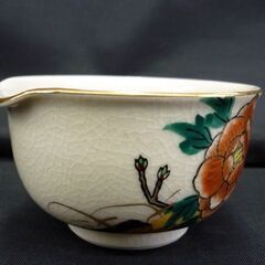 ☆九谷焼 煎茶揃え 湯冷まし 5客セット 湯呑5個 片口湯冷まし 茶器 茶道具 湯飲み 6点セット 札幌 北20条店の画像