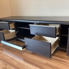 テレビボード（ニトリ製）ブラウンの画像