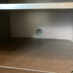 テレビボード（ニトリ製）ブラウンの画像