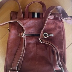 本革のリュックサックの画像