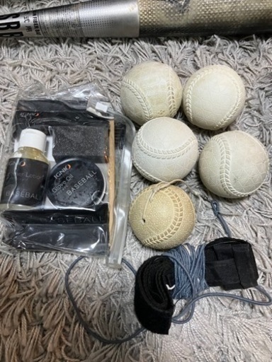 軟式野球用品まとめ処分