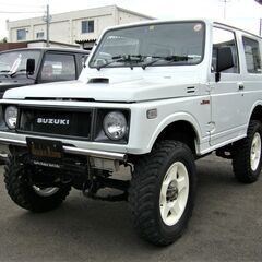 美車 ３年 ジムニー ＪＡ１１Ｖ改 リフトアップ ５速 エアコン...