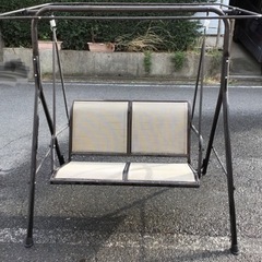引渡済 中古　ガーデン　2人乗り　ブランコ　屋根無し