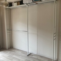 ベルメゾン　設置しやすい突っ張りウォークインクローゼットの画像