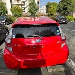 トヨタアクアハイブリッド車　の画像