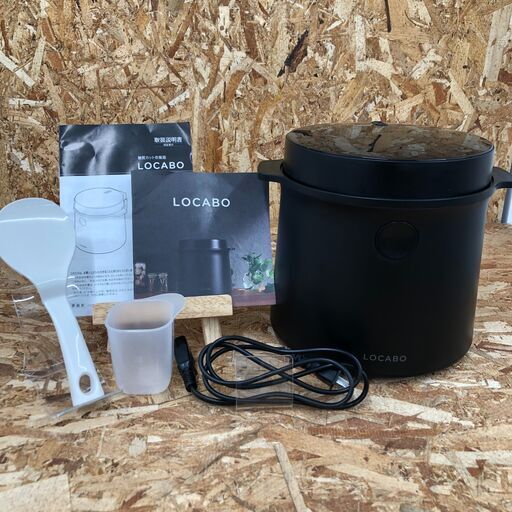 Wa437　糖質カット炊飯器　LOCABO　JM-C20E-B/W　2021年製