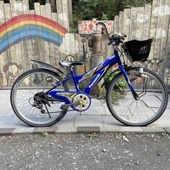 【3291】子供車　パナソニック　24インチ　6,100円（防犯...