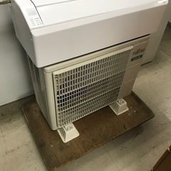 A2304-202 Fujitsu AS-C22J-W 2019年製 ポンプダウン済 エアコンガス残量不明 リモコンあり 未清掃 汚れ、傷あり