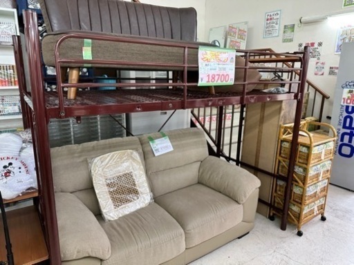 完売致しました。　ロフトベッド 18700円