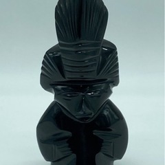 中古■アステカ像■メキシコ■マヤ文明■黒曜石