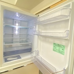 三菱ノンフロン冷凍冷蔵庫　MR-CX33A-W　2017年製の画像