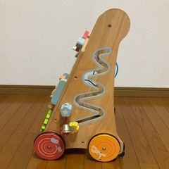 木製手押し車　ベビーウォーカー　エデュテの画像