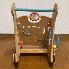 木製手押し車　ベビーウォーカー　エデュテの画像