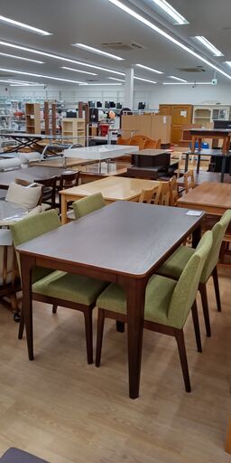 ★ジモティ割あり★  ダイニングセット  W140×D80×H75 クリーニング済み SJ1877