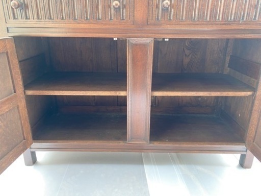 アンティーク家具　キャビネット　棚　