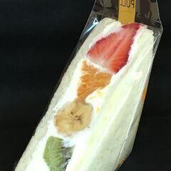 フルーツサンドに最適な三角サンド袋　幅６ミリ　６円５０銭／枚　２００枚／束･フィルム包装の画像