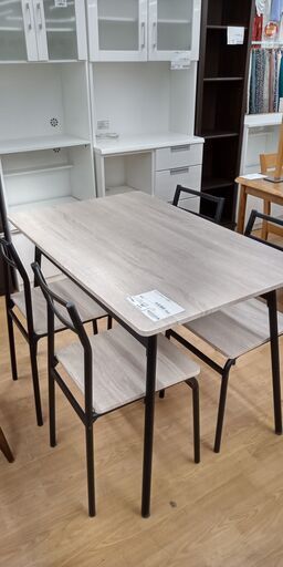 ★ジモティ割あり★  ダイニングセット４人掛け  W110×D70×H75 クリーニング済み SJ1878